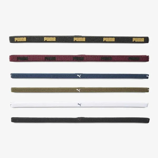 Puma AT SPORTBANDS 6PCS DUSTY PLUM-PUMA BLA 