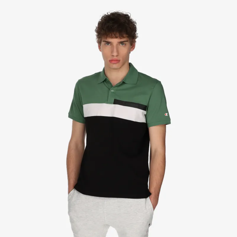 Champion COLOR BLOCK POLO T-SHIRT 