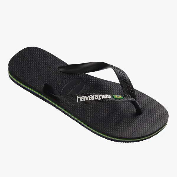 HAVAIANAS HAV. BRASIL LOGO BLACK/BLACK I25 