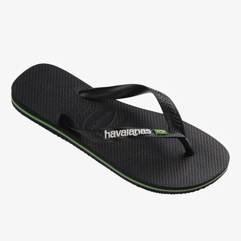 HAVAIANAS HAV. BRASIL LOGO BLACK/BLACK I25 