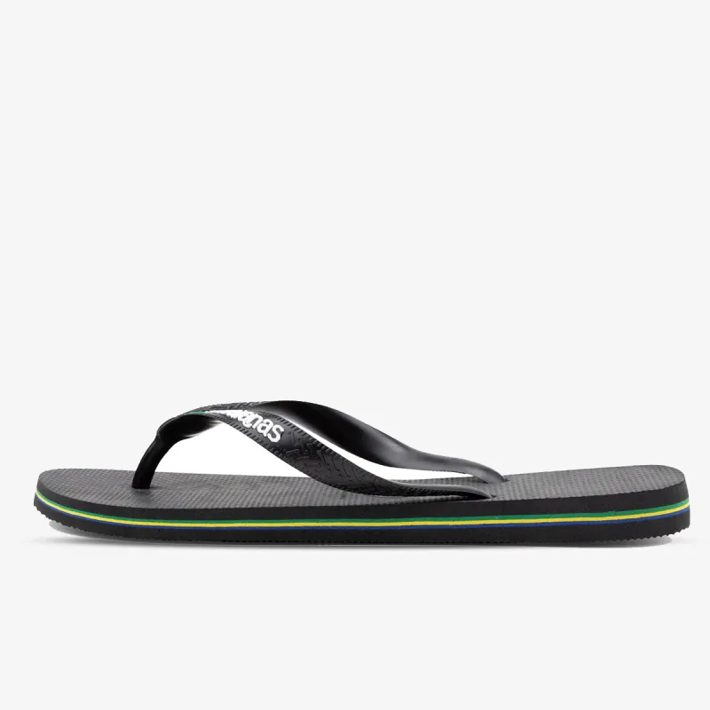 HAVAIANAS HAV. BRASIL LOGO BLACK/BLACK I25 