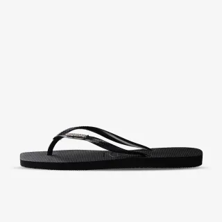 HAVAIANAS SLIM SQUARE LOGO METALLIC 