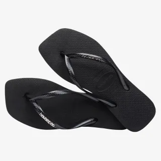 HAVAIANAS SLIM SQUARE LOGO METALLIC 