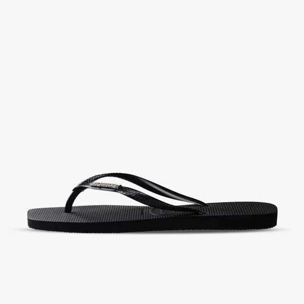HAVAIANAS SLIM SQUARE LOGO METALLIC 