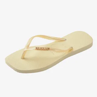 HAVAIANAS SLIM SQUARE LOGO METALLIC 