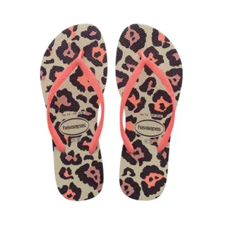 HAVAIANAS HAV. SLIM ANIMALS BEIGE/CORAL NEW 