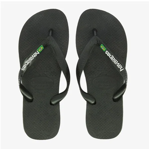 HAVAIANAS HAV. BRASIL LOGO BLACK 