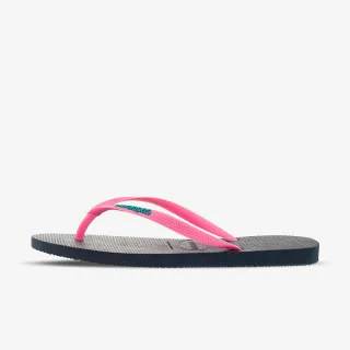 HAVAIANAS HAVAIANAS SLIM LOGO NAVY 
