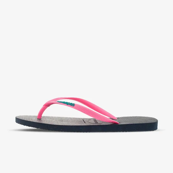 HAVAIANAS HAVAIANAS SLIM LOGO NAVY 