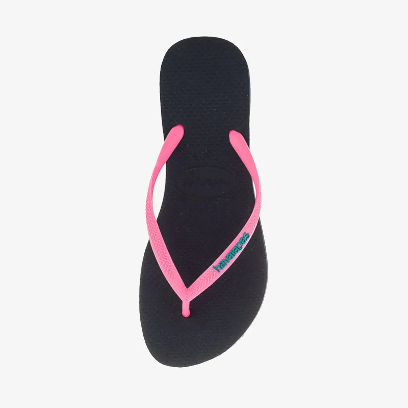 HAVAIANAS HAVAIANAS SLIM LOGO NAVY 