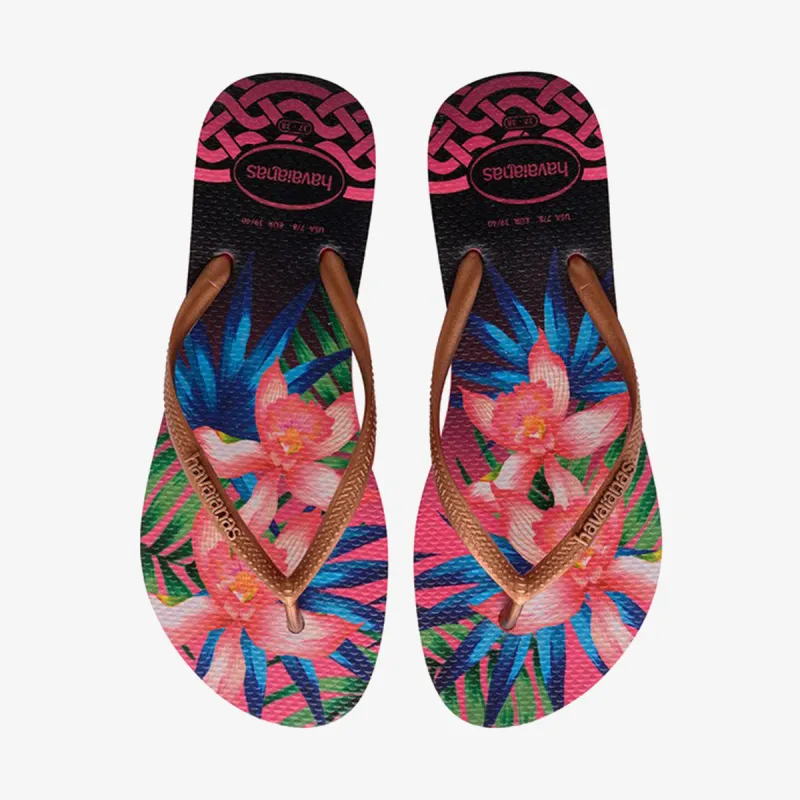 HAVAIANAS SLIM TROPICAL ROSE 