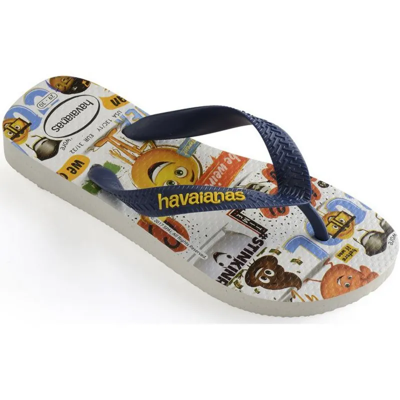 HAVAIANAS KIDS EMOJI MOVIE WHITE 