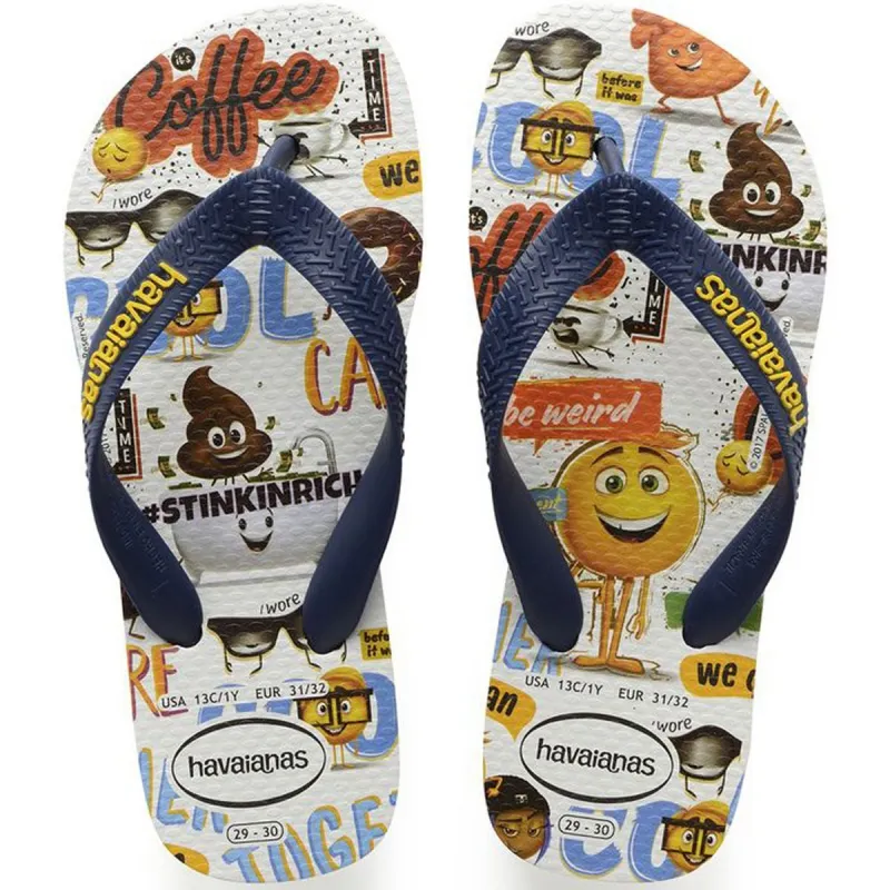 HAVAIANAS KIDS EMOJI MOVIE WHITE 