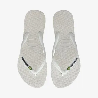 HAVAIANAS SLIM BRASIL LOGO WHITE 