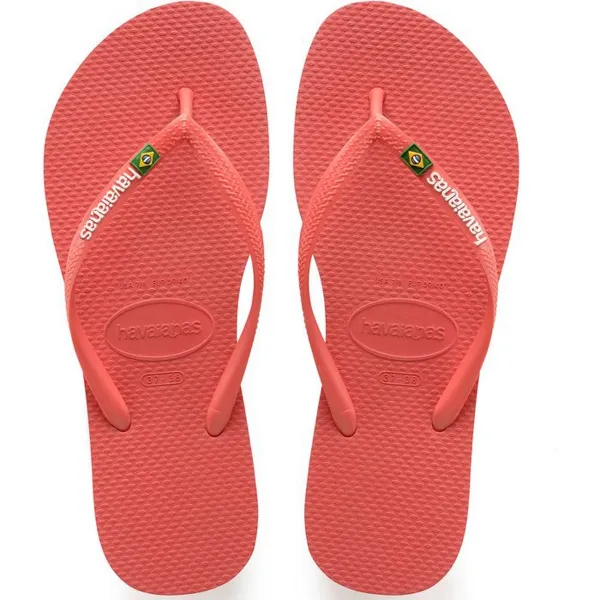 HAVAIANAS SLIM BRASIL LOGO CORALNEW 