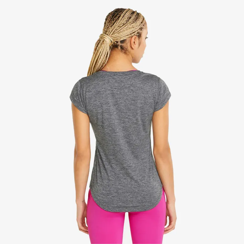 Puma TRAIN FAVORITE HEATHER CAT TEE 