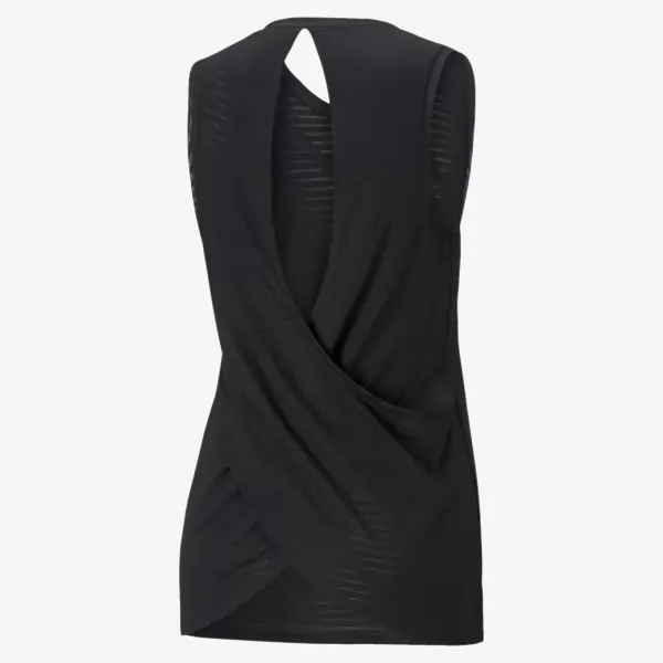 Puma STUDIO BURNOUT TANK PUMA BLACK-BURN OUT 