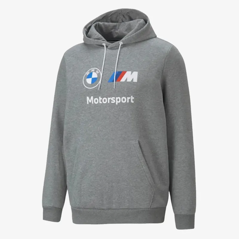 Puma BMW MMS ESS FLEECE HOODIE MEDIUM GRAY HE 