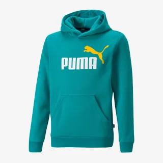 Puma ESS+ 2 COL BIG LOGO HOODIE FL B DEEP AQU 