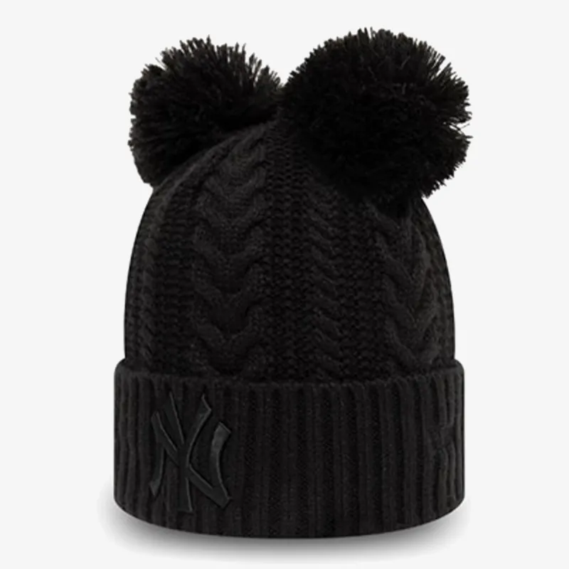 New Era WMNS DOUBLE POM CUFF KNIT NEYYAN  BL 