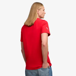 Puma Ferrari Colored Shield Tee rosso corsa 