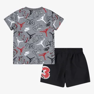 Nike JDB AIR JUMBLED SHORT SET 