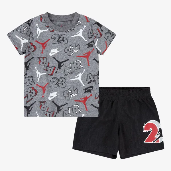 Nike JDB AIR JUMBLED SHORT SET 