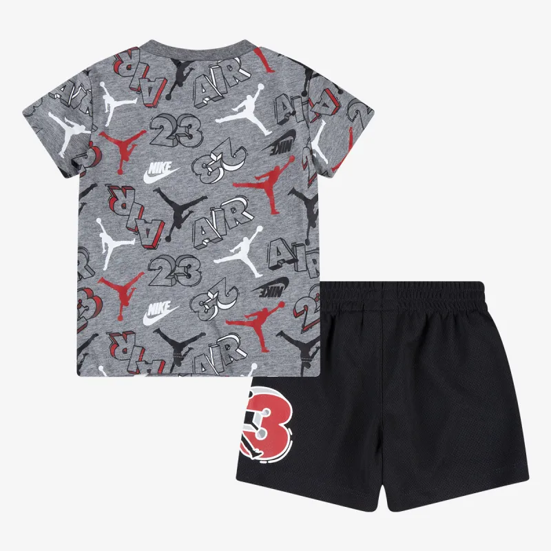 Nike JDB AIR JUMBLED SHORT SET 