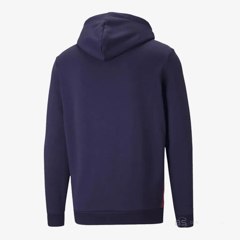 Puma ESS+ COLORBLOCK HOODIE FL PEACOAT 