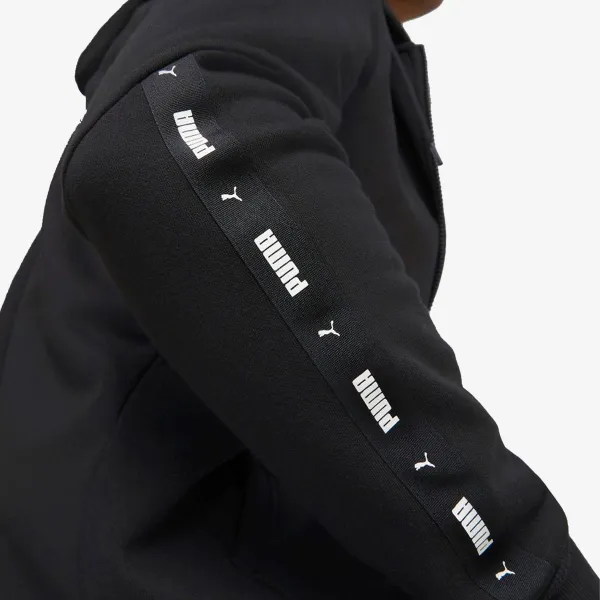 Puma ESS+ TAPE FULL-ZIP HOODIE FL PUMA BLACK 