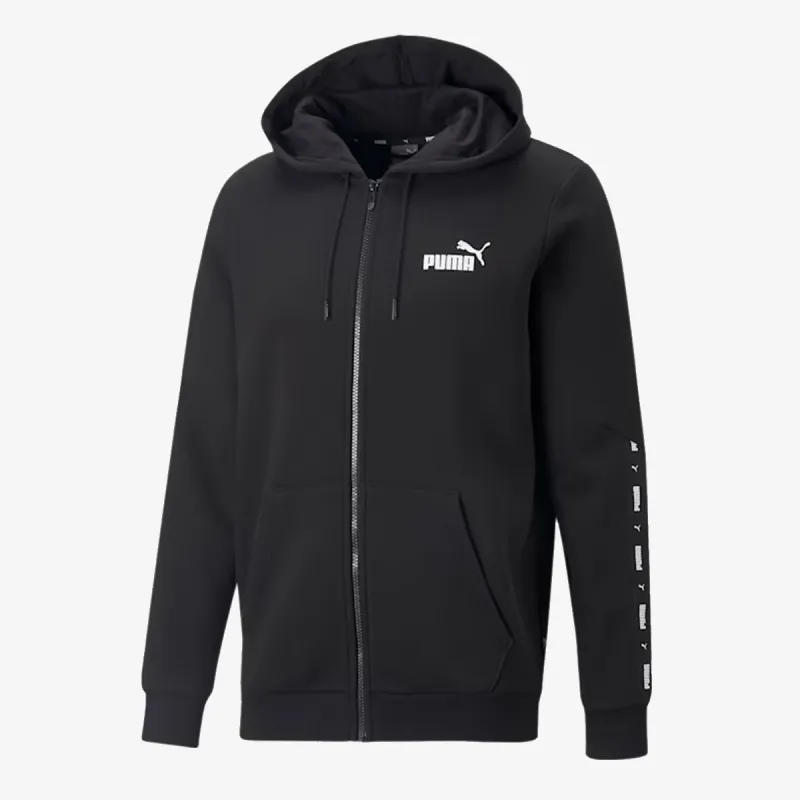 Puma ESS+ TAPE FULL-ZIP HOODIE FL PUMA BLACK 