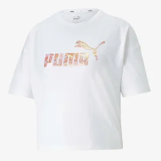 Puma FLORAL VIBES CROPPED TEE 