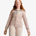 Puma ESS+ LOGO FULL-ZIP HOODIE FL G ROSE QUAR 