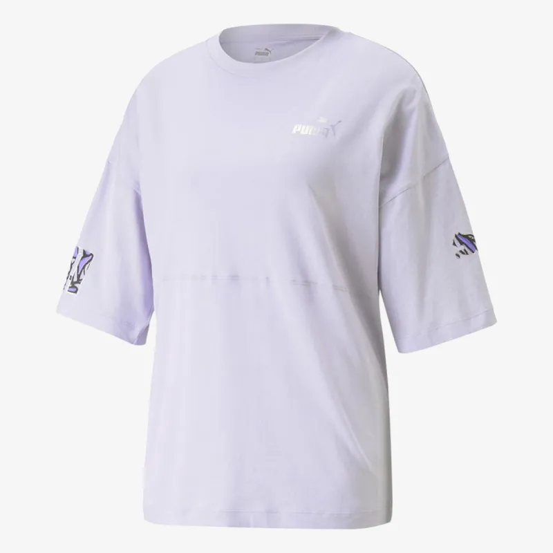Puma PUMA POWER NOVA SHINE Colorblock Tee 