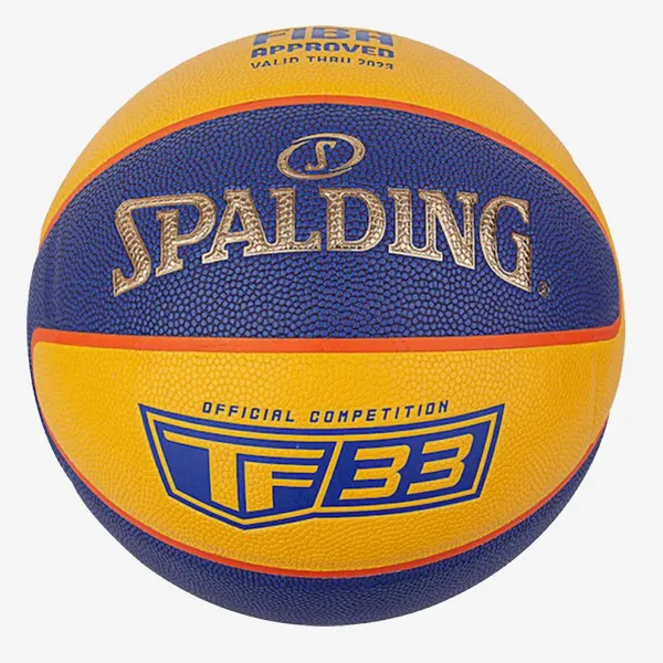 SPALDING TF-33 Gold - Yellow/Blue 2021 Sz6 Compos 