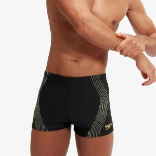 Speedo TECH PRNT ASHT AM BLACK/YELLOW 
