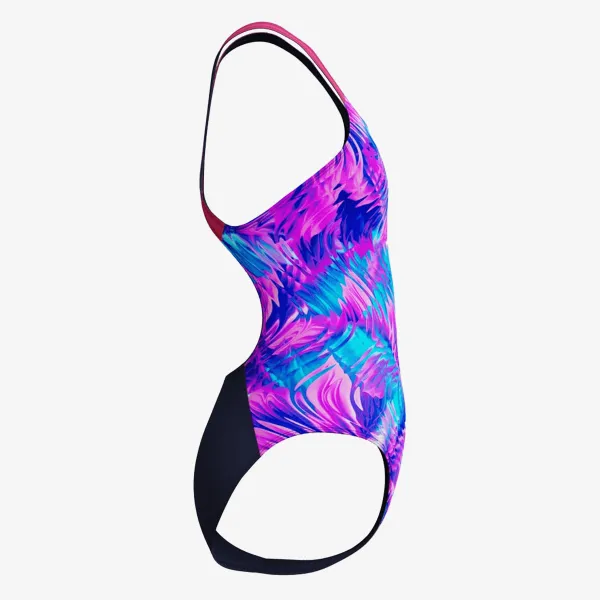 Speedo Print Powerback One Piece 