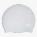Speedo LONG HAIR CAP AU SILVER/WHITE 