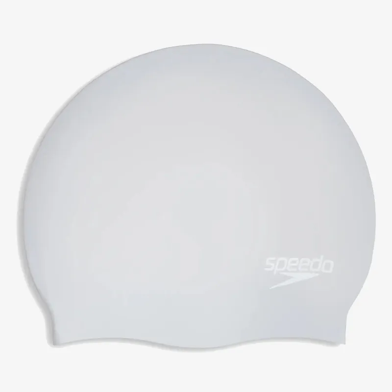 Speedo LONG HAIR CAP AU SILVER/WHITE 