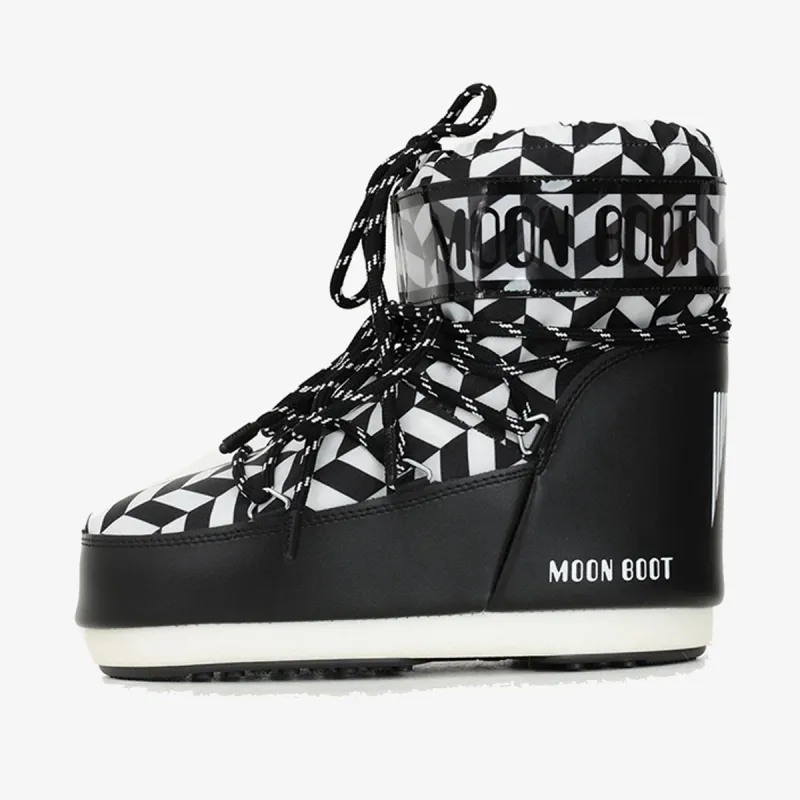 MOON BOOT MB ICON LOW OPT BLACK/WHITE 