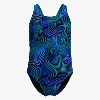 Speedo Print Leaderback One Piece 