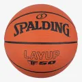 SPALDING Layup TF-50 Sz5 Rubber Basketball 