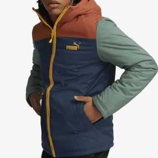 Puma PUMA COLOURBLOCK HOODED PADDED JACKET 
