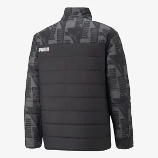 Puma ESS+ PADDED AOP JACKET PUMA BLACK 