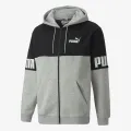 Puma PUMA POWER COLORBLOCK FULL-ZIP HOODIE FL 