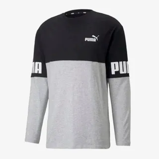Puma PUMA POWER COLORBLOCK LONGSLEEVE TEE LIG 