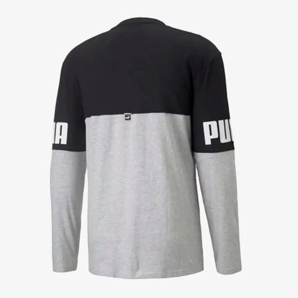 Puma PUMA POWER COLORBLOCK LONGSLEEVE TEE LIG 