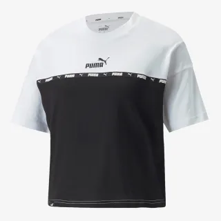 Puma PUMA POWER TAPE TEE PUMA WHITE 