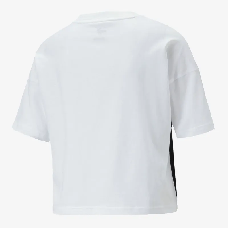 Puma PUMA POWER TAPE TEE PUMA WHITE 