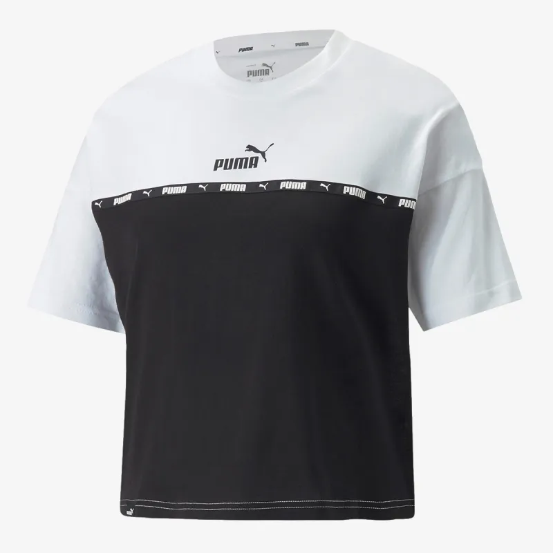 Puma PUMA POWER TAPE TEE PUMA WHITE 